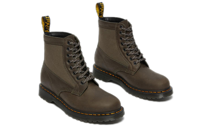 Dr. Martens Unisex 1460 Panel Combat Boots Grey