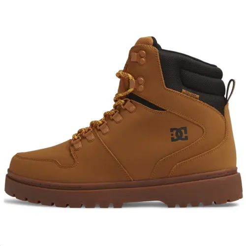DC Shoes Slip Resistant Abrasion Resistant High top Mountaineering Shoes Men's Brown