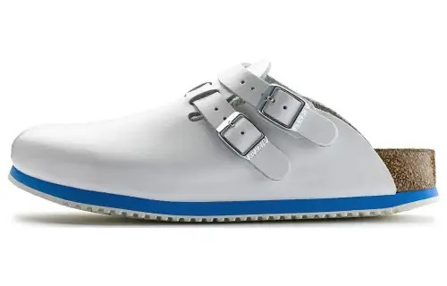 Birkenstock Kay SL Soft And Comfortable Closed Toe Slippers Men's White Regular