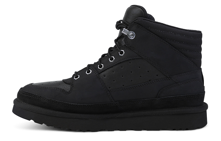 UGG Highland Sport Hiker Mid High Top Fleece Lined Black