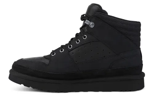 UGG Highland Sport Hiker Mid High Top Fleece Lined Black