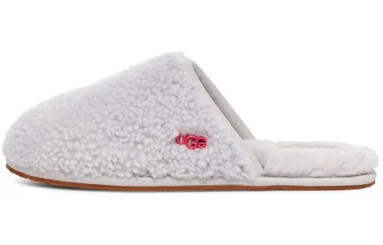 UGG Pearle Curly Cue II Shearling Fashion Slippers Women's White