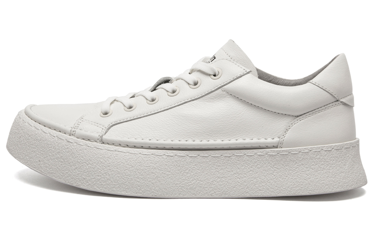 Anthony Miles Anthony Miller Cow Leather Stylish Skateboarding Shoes Men's Ecru