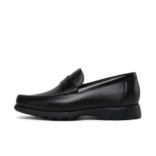 Chrisdien Deny Cow Leather Loafers Men's Black