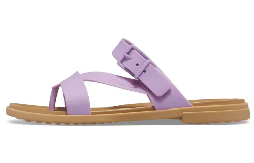 Crocs Tulum Slide Slippers Women's Lilac