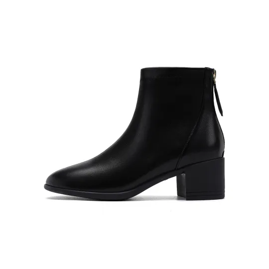 HARSON Fabric Ankle Boots 5.5cm Women's