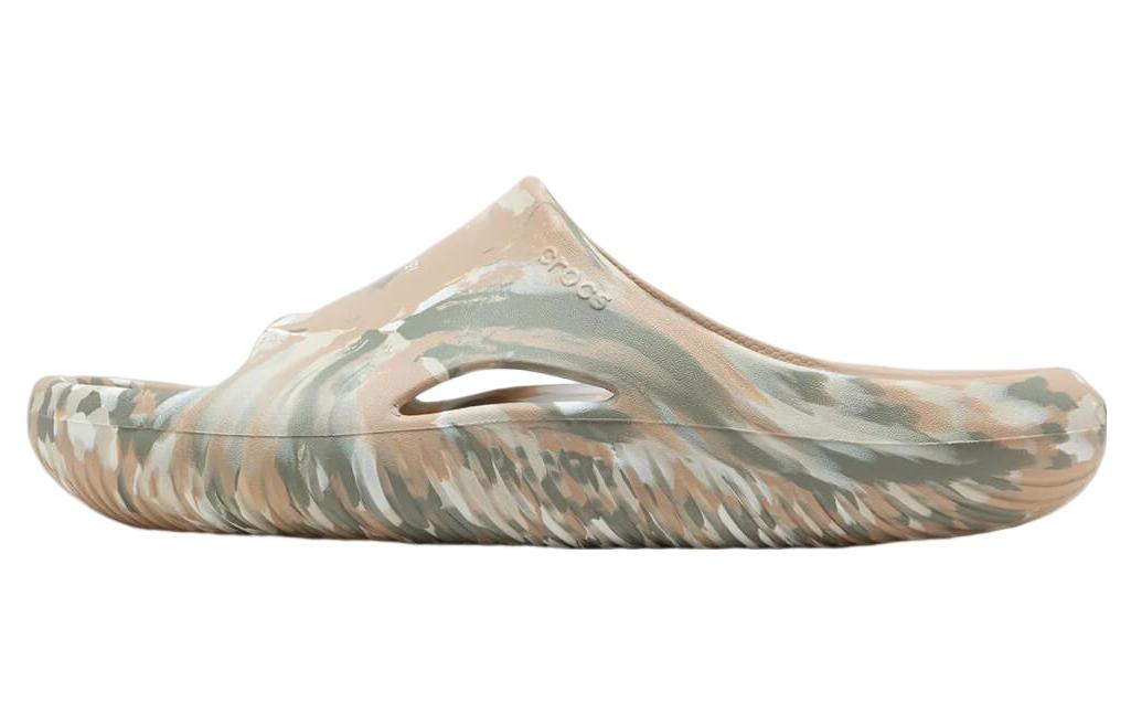 Satisfy Running x Crocs Mellow Slide Casual and Versatile Slippers Uniform for Men and Women Brown