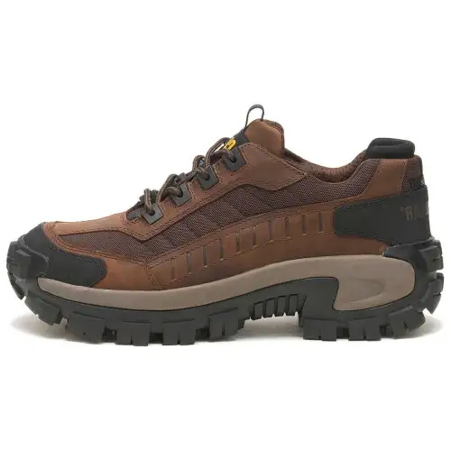 CAT Leather Low top Casual Shoes Men's Brown