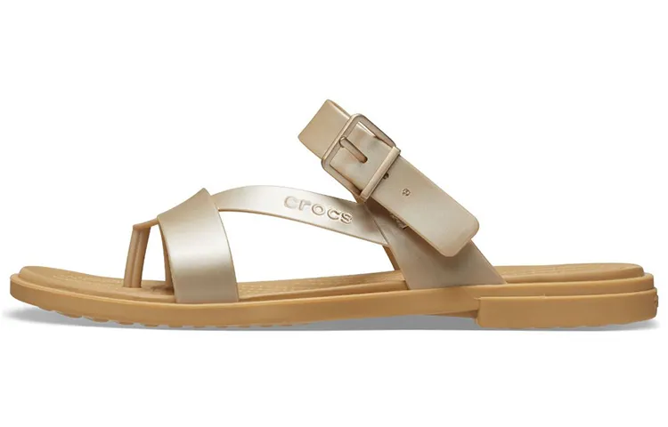 Crocs Tulum Casual Slide Slippers Women's Brown