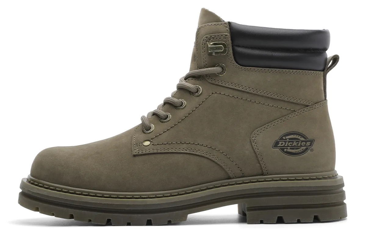 Dickies 12cm Combat Boots Men's Dark Khaki