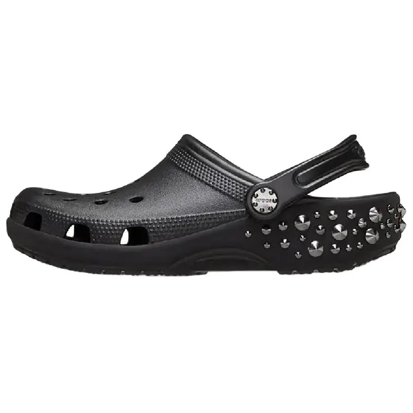 Crocs Classic Studded Clogs Unisex Black