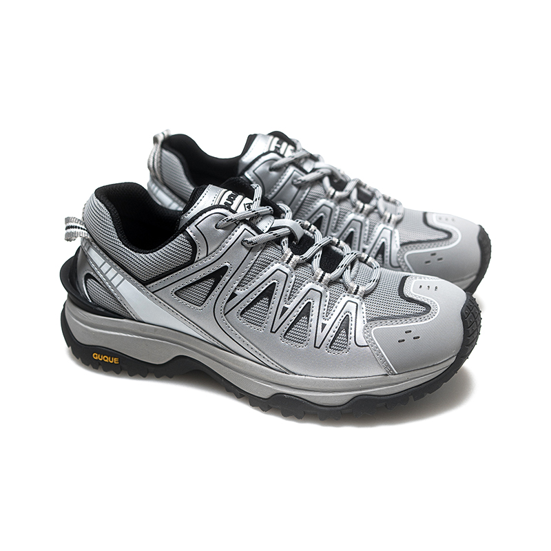 GUQUE Low top Hiking Shoes Unisex Gray
