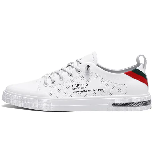 CARTELO Cushioning Abrasion Resistant Lightweight Breathable Slip Resistant Low top Skateboard Shoes Men's