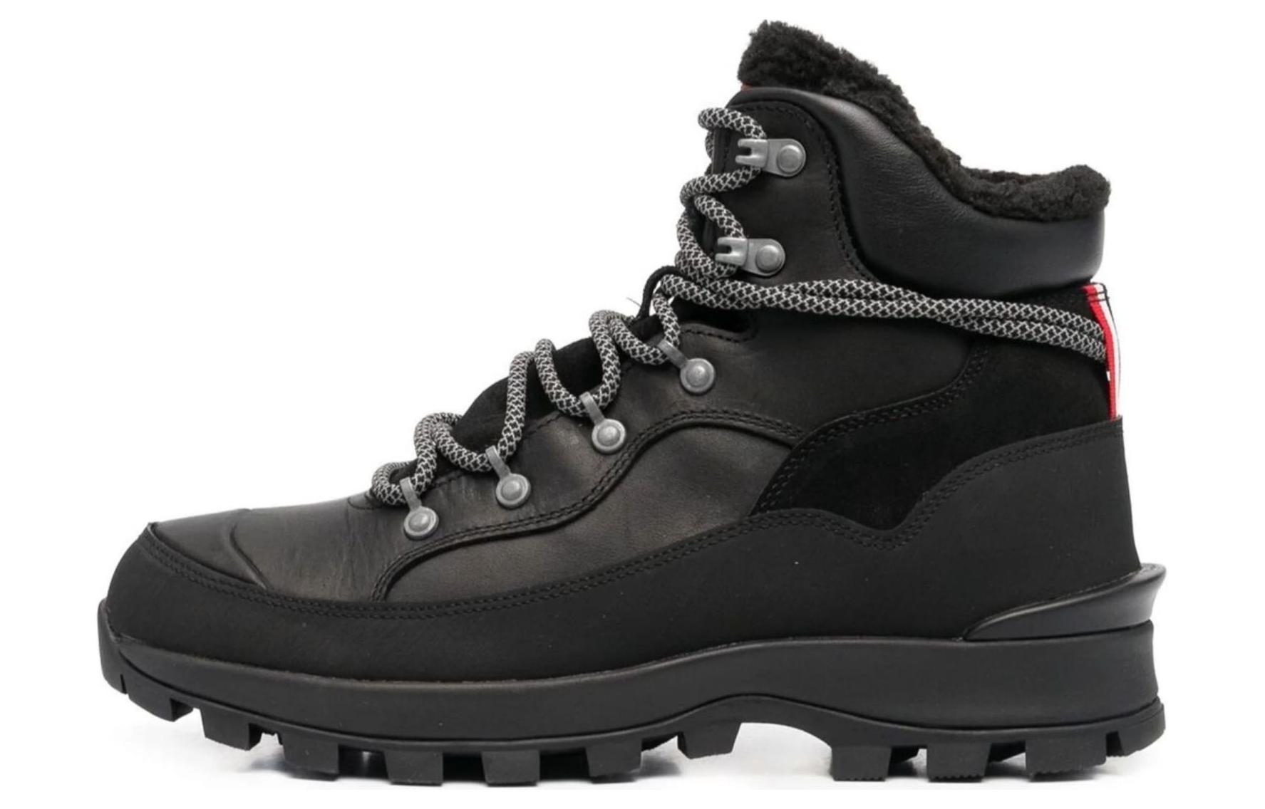 HUNTER Cushioning Slip Resistant Abrasion Resistant High top Outdoor Shoes Men's Black