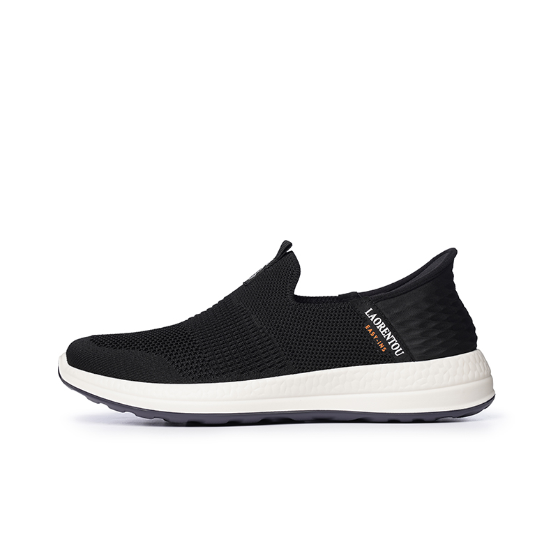 LAORENTOU Walking Shoes Men’s Low Top Black/Gray