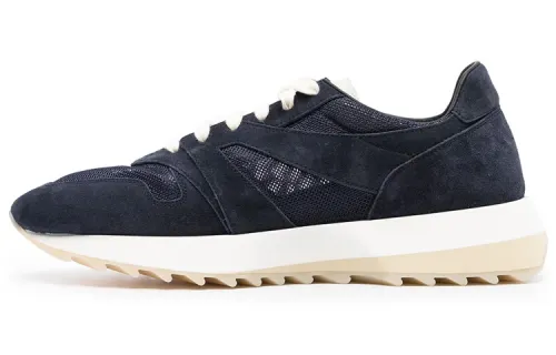 Fear Of God Leather Low top Casual Shoes Men's Dark Blue