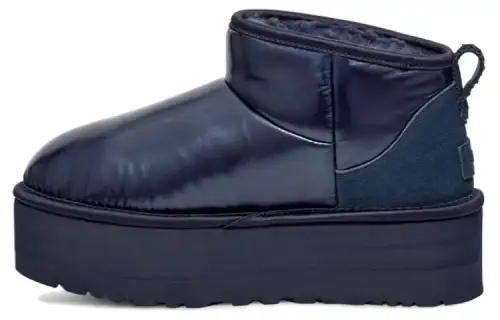 UGG Ultra Mini Platform Hi Shine Boot Navy Iridescent Women's