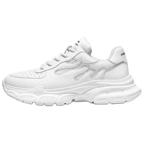 JANE HARLOW Breathable Low top Chunky Sneakers Men's White