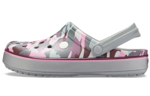 Crocs Crocband Graphic Iii Clogs 'Grey Pink'