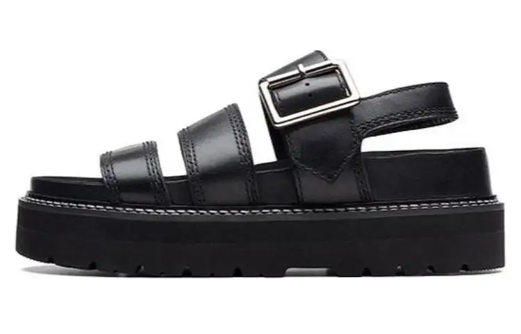 Clarks Leather Stylish Sandal Women's Black