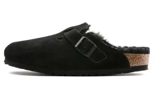 Birkenstock shearling lined slippers