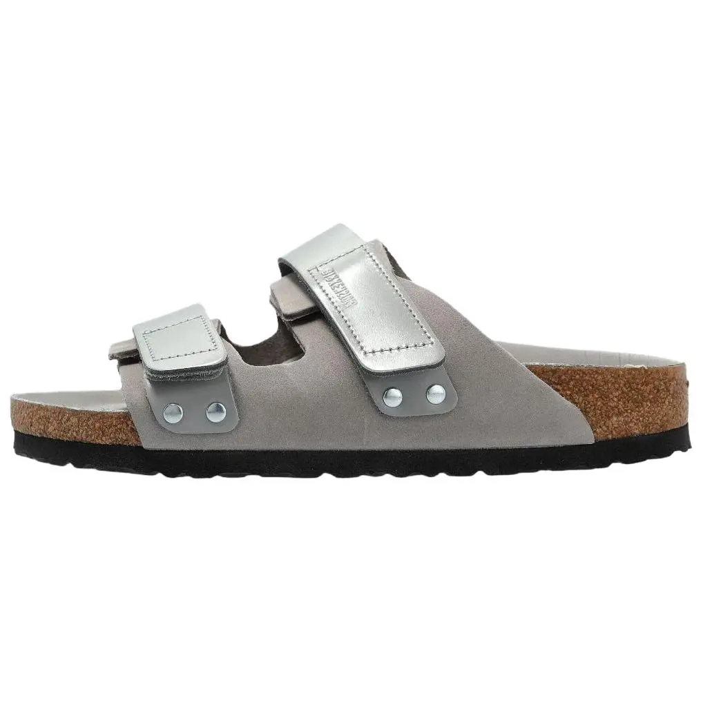 Birkenstock Uji EVA Slide Slippers Unisex Lime Gray Regular Loose Fit