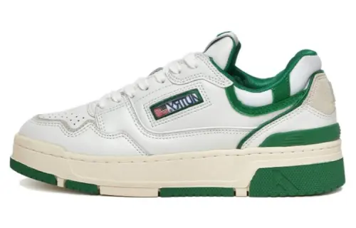 AUTRY Clc Leather Sneakers 'White Green' Women's