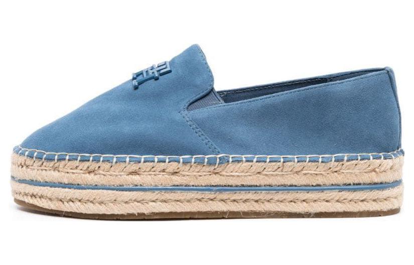 Tommy Hilfiger Logo embossed Suede Espadrilles Women's