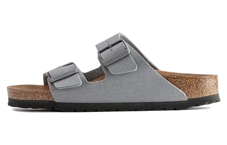 Birkenstock Slide Slippers Men's Lime Gray Narrow