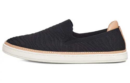 UGG Sammy Wavy Fabric Flat Shoes Women's Black
