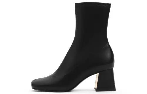 CHARLES&KEITH Pu Slim Ankle Boots Women's