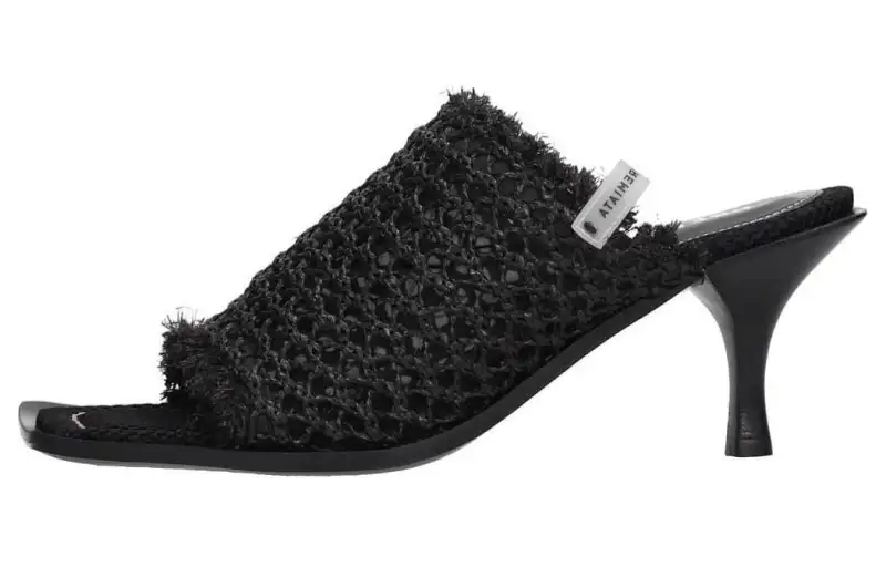 PREMIATA Slide Slippers 7cm Women's Black