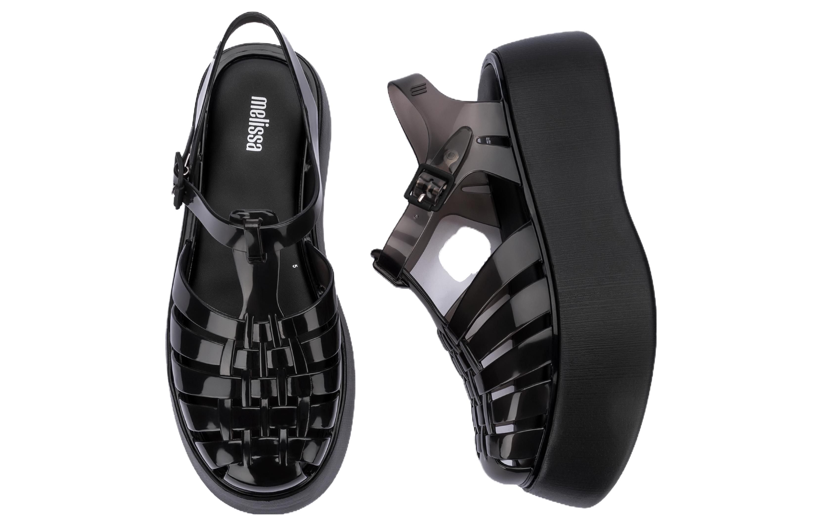 MELISSA Roman Sandals Women's Black
