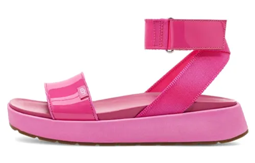 UGG Leather Stylish Sandal Women's Rose Red
