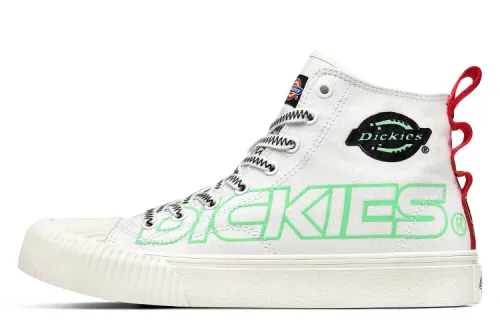 Dickies Canvas Shoes Unisex High Top White