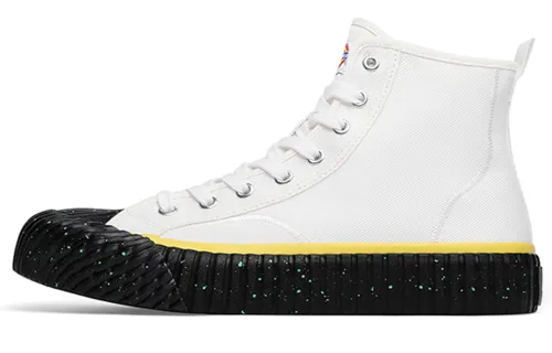 Dickies Canvas Shoes Unisex High Top Black/White