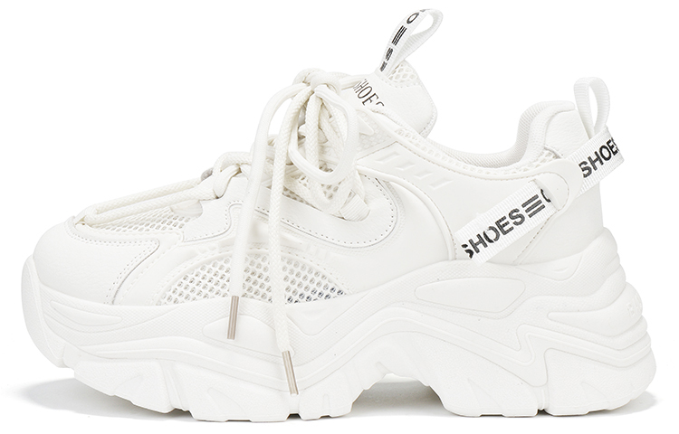 OMS Pu Abrasion Resistant Lightweight Wear resistant And Lightweight Low top Chunky Sneakers Women's