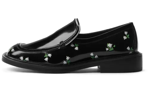 CHARLES&KEITH Loafers Women's Low Top Multi Black/Beige