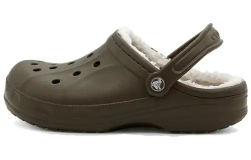 Crocs Classic Lined Clogs 'Walnut Oatmeal'