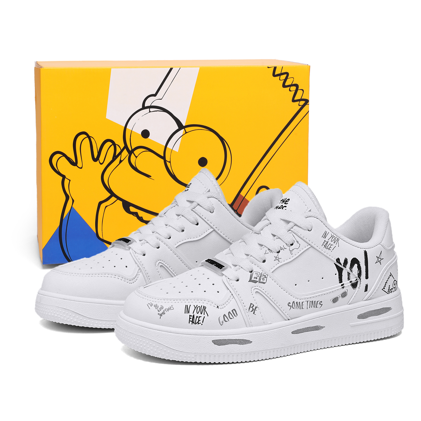 Кеды The Simpsons (белые)