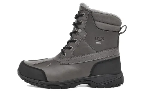 UGG Leather Thermal Waterproof Abrasion Resistant Slip Resistant Comfortable Short Outdoor Boots Men's
