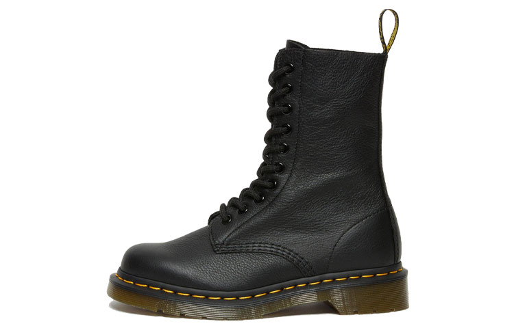 Dr.Martens Мартин 1490 кожаный классический классический Короткий ствол на 10 отверстий берцы женский черный