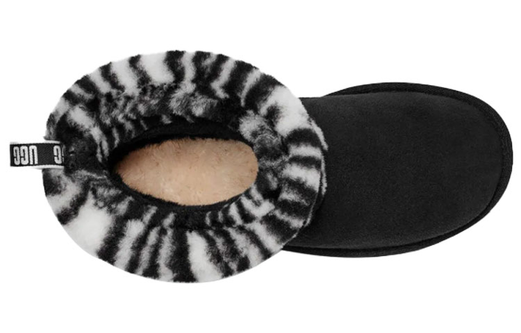 Женские сапоги UGG Fluff Mini Quilted Leopard (леопардовые) — фото 5