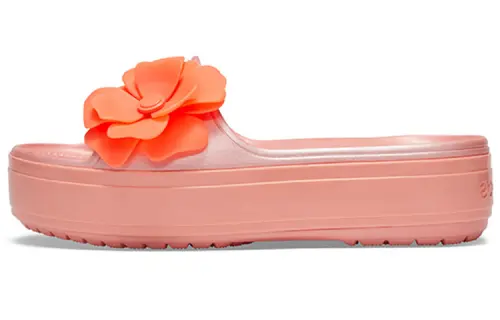 Crocs Slide Slippers Women's Pink/Orange