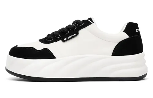 Dickies Platform Color Block Minimalist Style Coverage Lightweight Height Increasing Low top Skateboard Shoes Women's