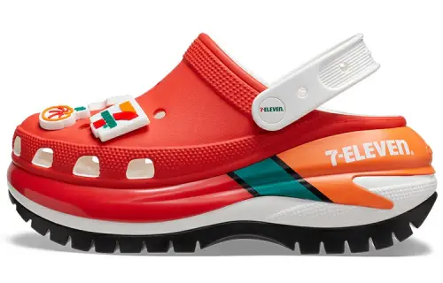 Crocs X 7 ELEVEN Classic Crush Clog 'Red' Women's
