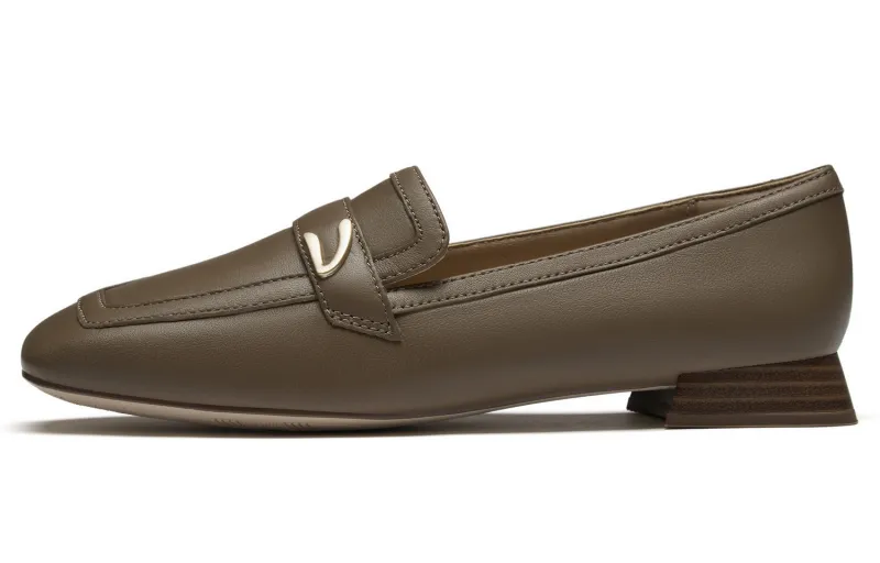 Clarks Shearling Loafers Women's Brown