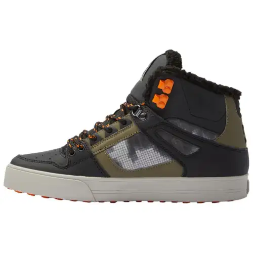 DC Shoes High top Outdoor Shoes Men's Olive Green