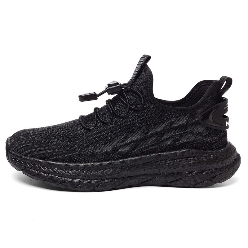 Medd Walking Shoes Unisex Low Top Black