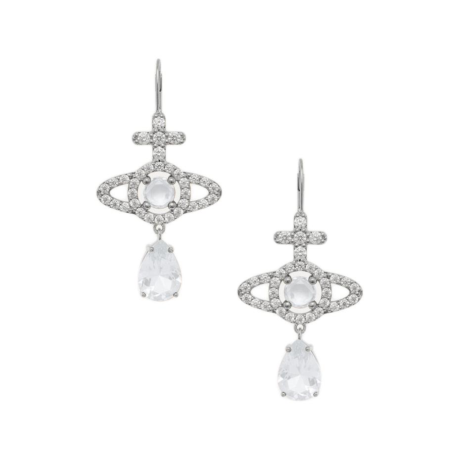 Серьги Vivienne Westwood Olympia (серебристо-белые)